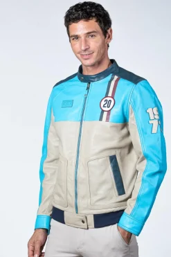 Blouson Homme Steve Mcqueen Titus Norse Blue
