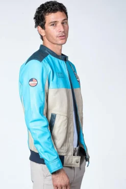 Blouson Homme Steve Mcqueen Titus Norse Blue