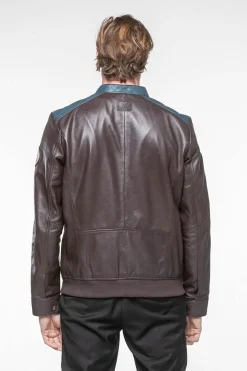 Blouson Homme Steve Mcqueen Titus2 Dark Brown