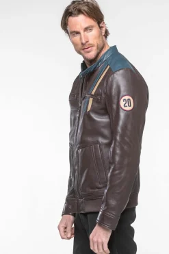 Blouson Homme Steve Mcqueen Titus2 Dark Brown