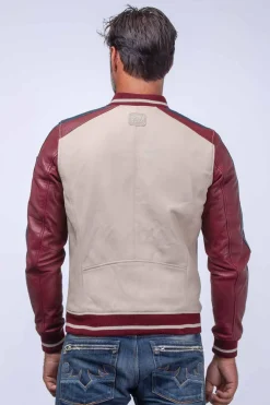 Blouson Homme Steve Mcqueen Walt Dark Red