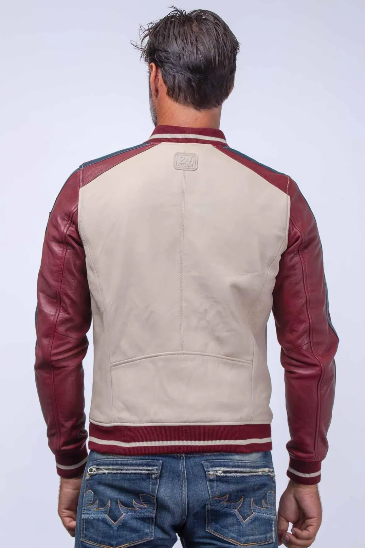 Blouson Homme Steve Mcqueen Walt Dark Red