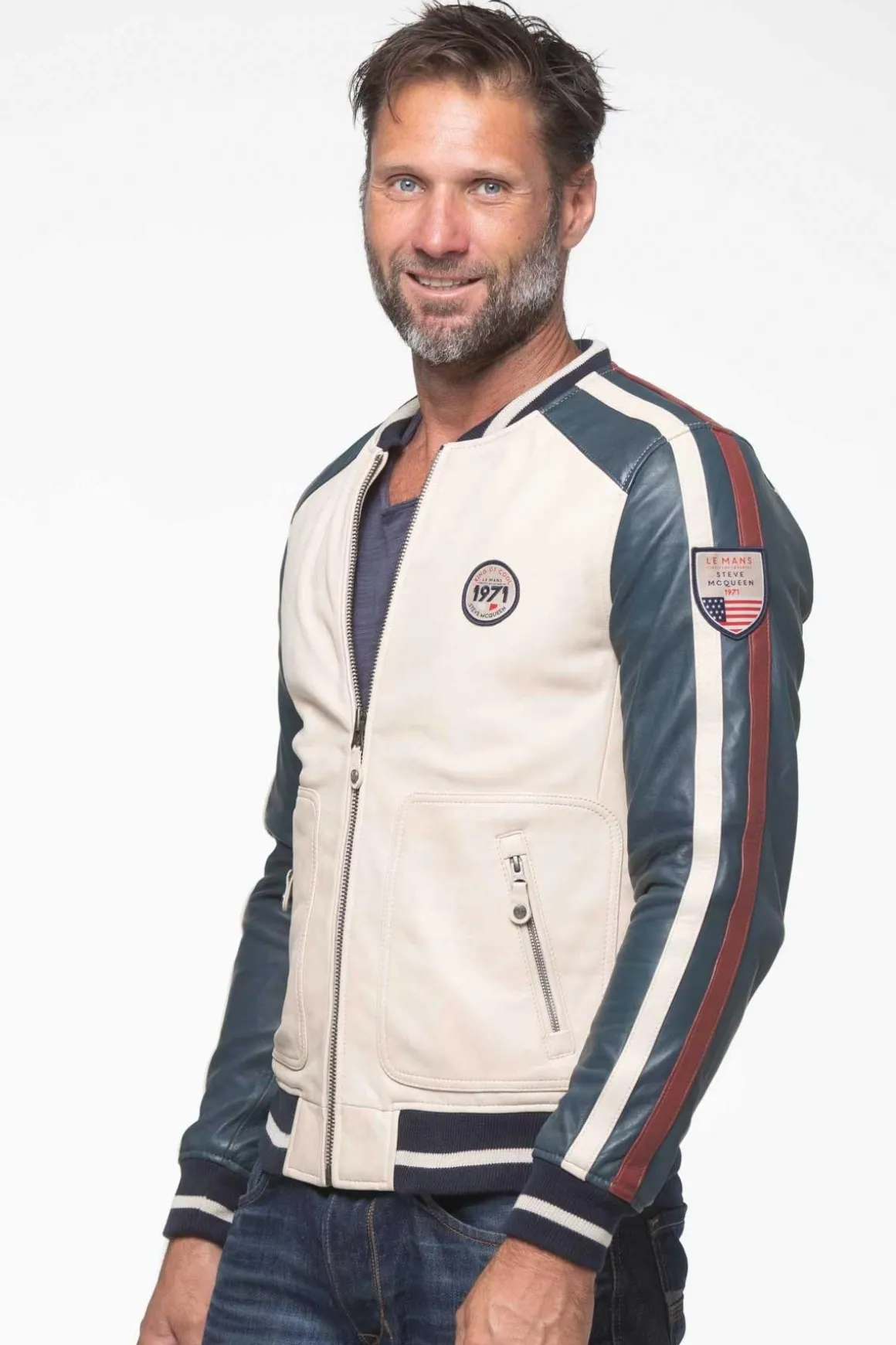 Blouson Homme Steve Mcqueen Walt Ecru