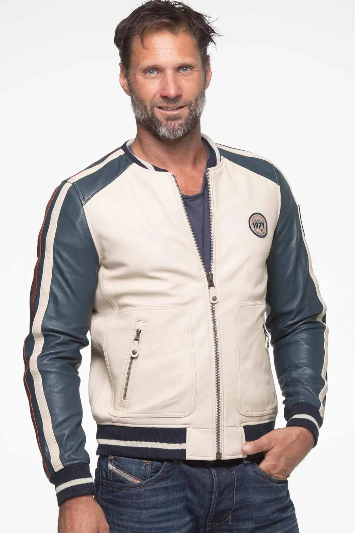 Blouson Homme Steve Mcqueen Walt Ecru