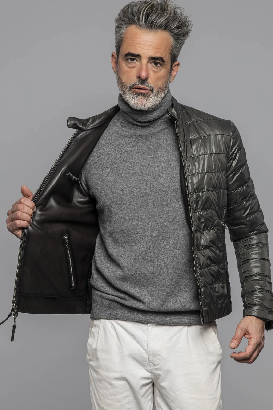 Blouson Homme The Jack Leathers Backwards Reversible Plonge Black