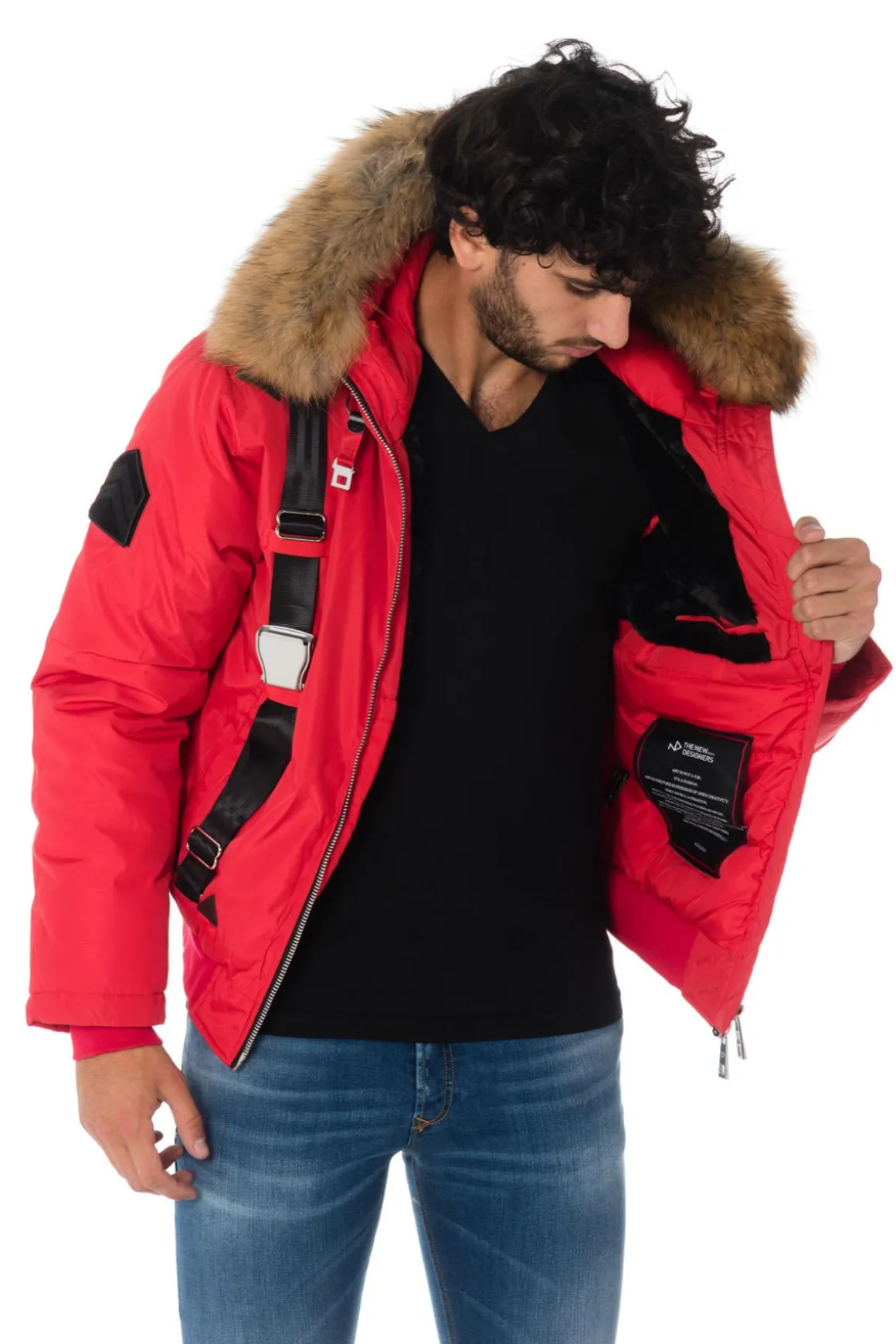 Blouson Homme The New Designers Pilot Red
