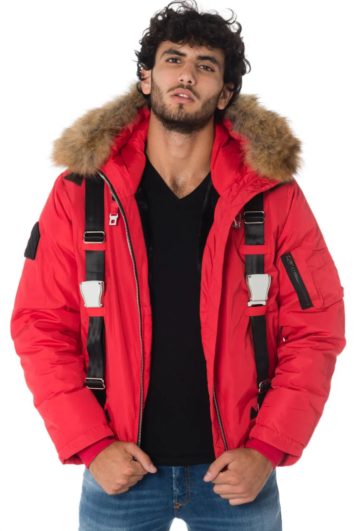Blouson Homme The New Designers Pilot Red