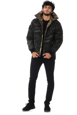 Blouson Homme The New Designers Snapped Black/Kaki