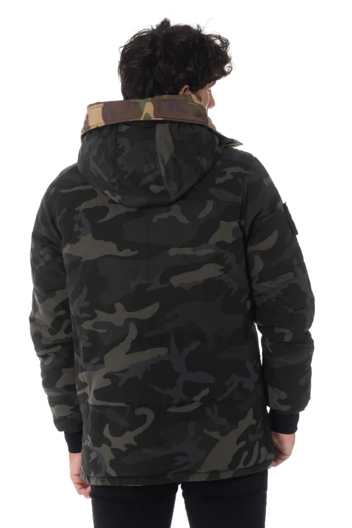 Blouson Homme The New Designers Snapped Black/Kaki