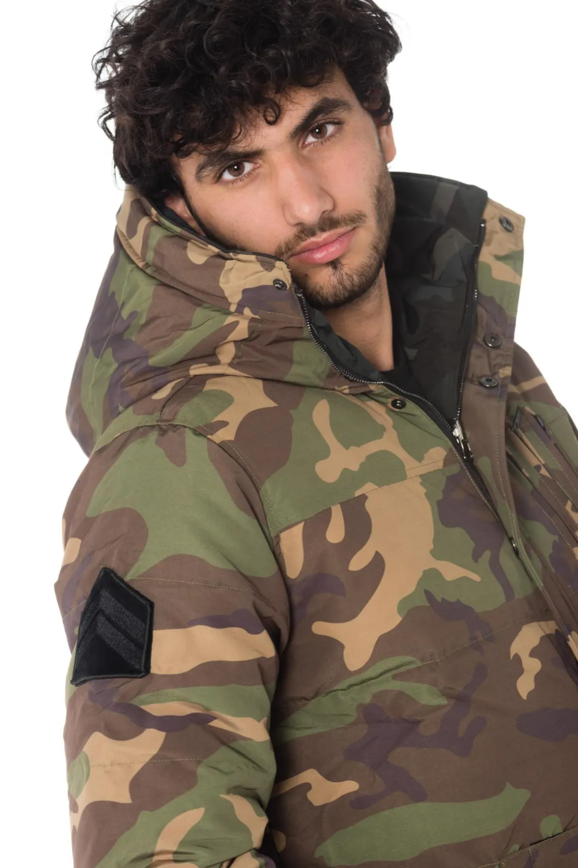 Blouson Homme The New Designers Snapped Black/Kaki