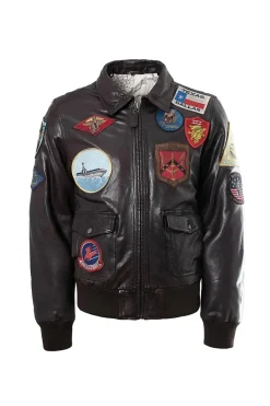 Blouson Homme Top Gun Tg-Lea-02 Jacket Men Brown