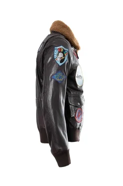 Blouson Homme Top Gun Tg-Lea-02 Jacket Men Brown