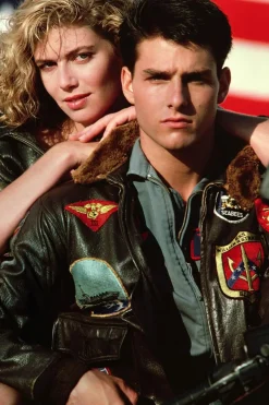 Blouson Homme Top Gun Z201036T Brown Movie Heroes Top Gun