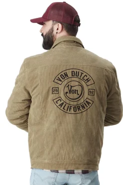 Blouson Homme Von Dutch Jacket Velvet Mu