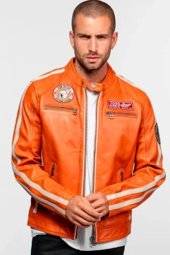 Blouson Homme Von Dutch Road Von Sheep Atlas Veg Burnt Orange