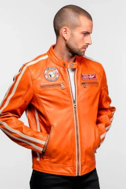 Blouson Homme Von Dutch Road Von Sheep Atlas Veg Burnt Orange