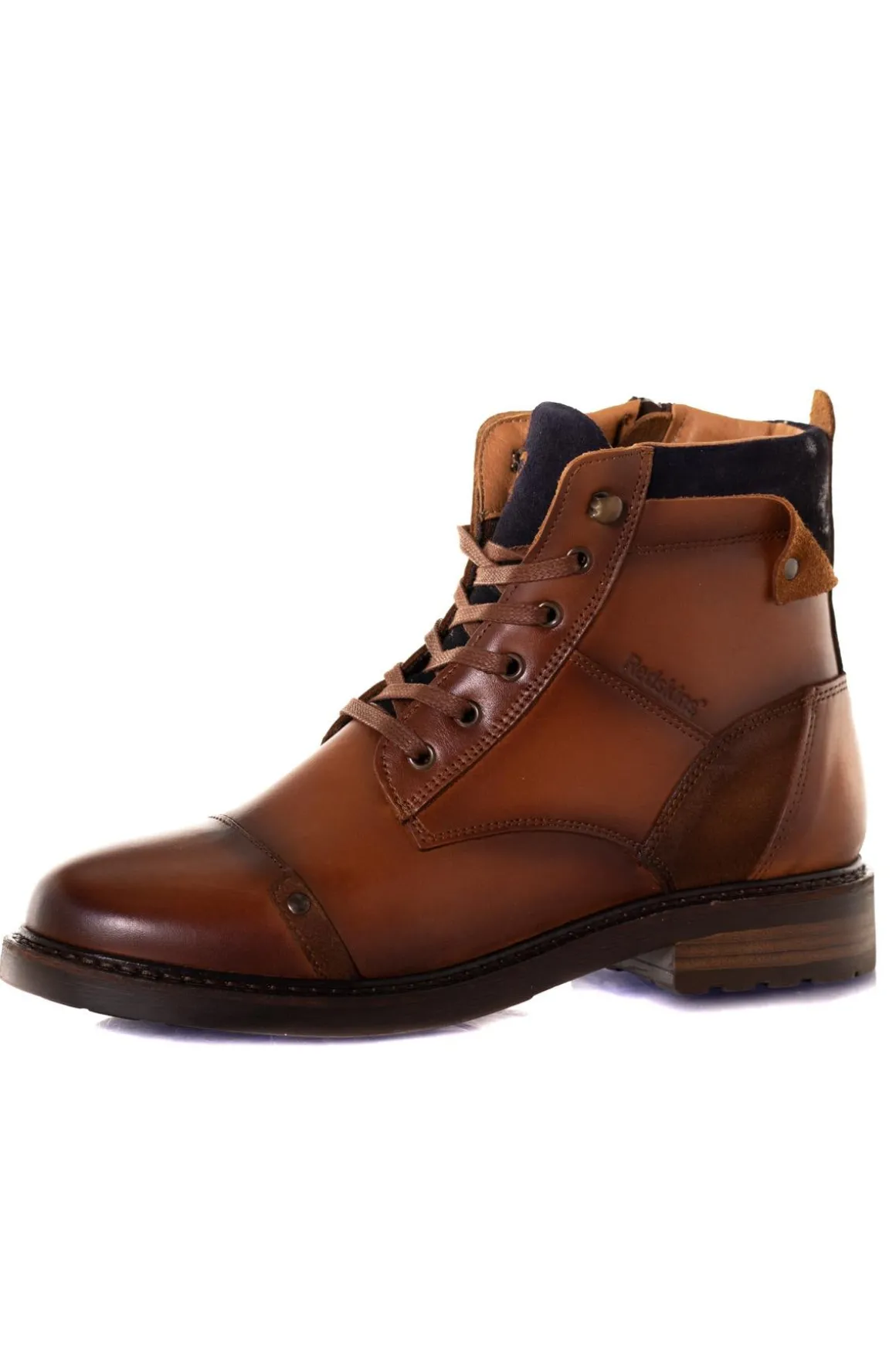 Boots / Bottes Femme Redskins Florine Cognac Marine