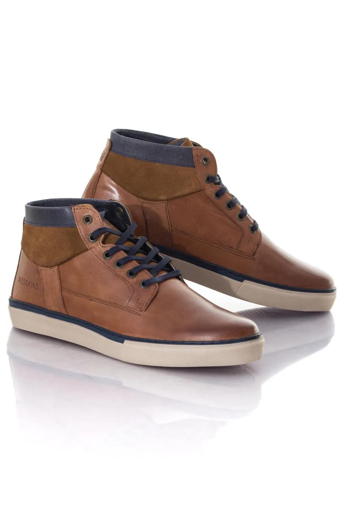 Boots / Bottes Homme Redskins Cournol Cognac Marine