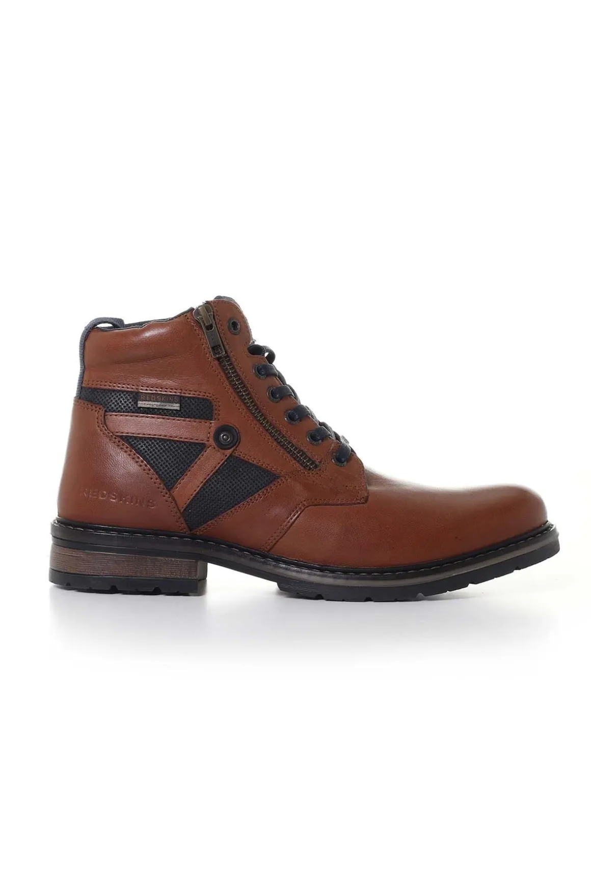 Boots / Bottes Homme Redskins Eternel Cognac+Marine