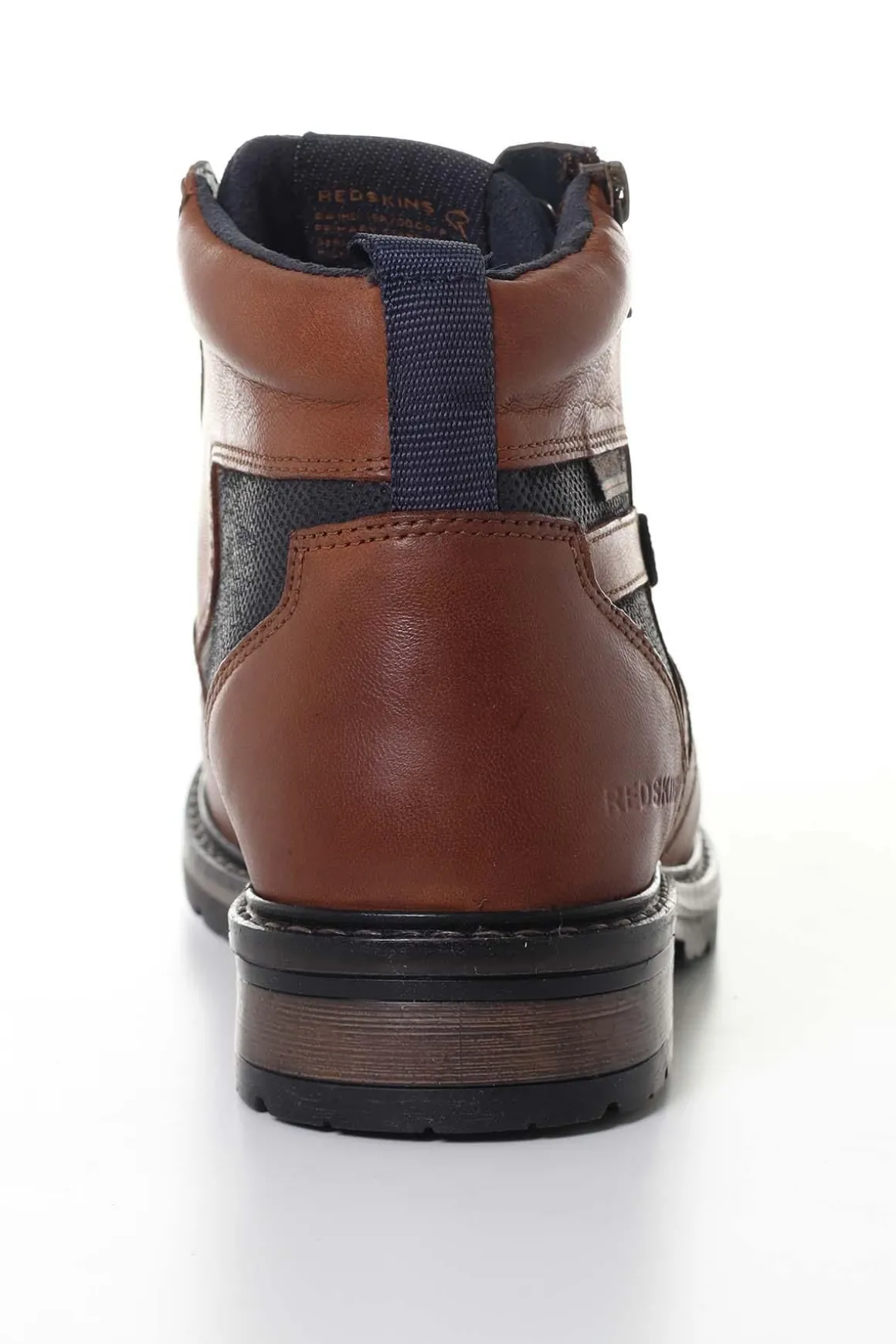Boots / Bottes Homme Redskins Eternel Cognac+Marine