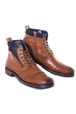 Boots / Bottes Homme Redskins Hamam Cognac Marine