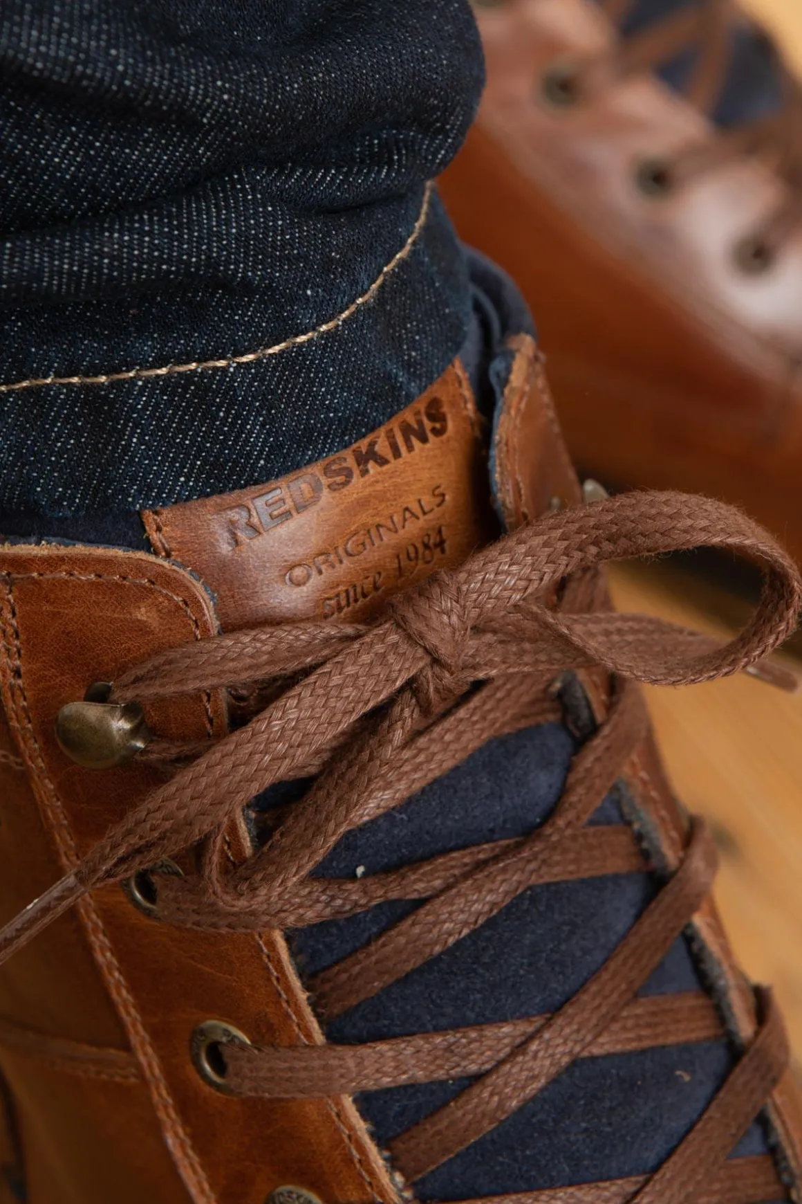 Boots / Bottes Homme Redskins Yani Cognac Marine