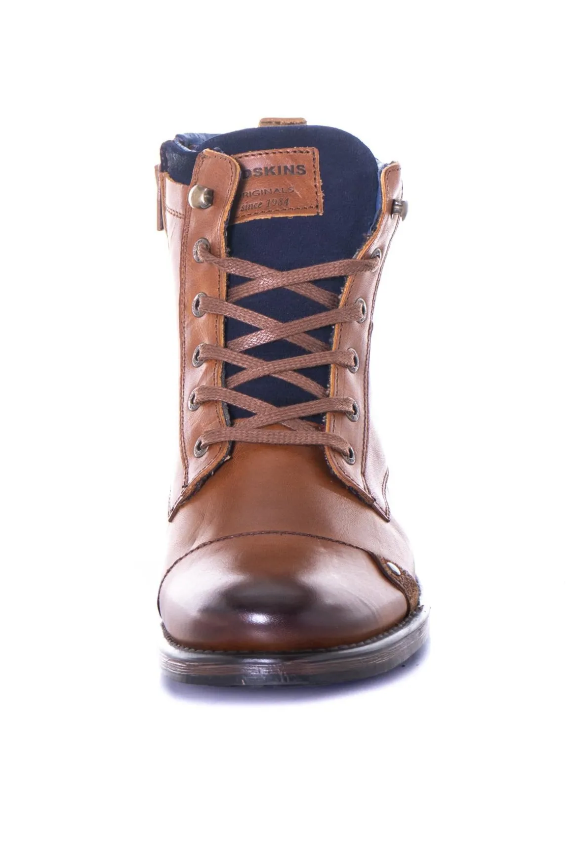 Boots / Bottes Homme Redskins Yani Cognac Marine