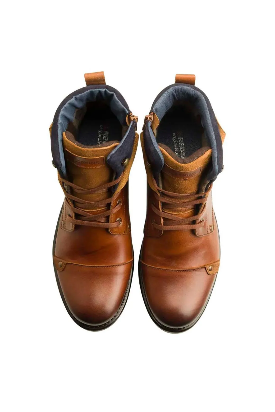 Boots / Bottes Homme Redskins Yedos Cognac Marine