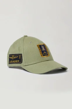 Casquette Homme Aeronautica Militare Ha1150Ct3043 07274 Olive Green