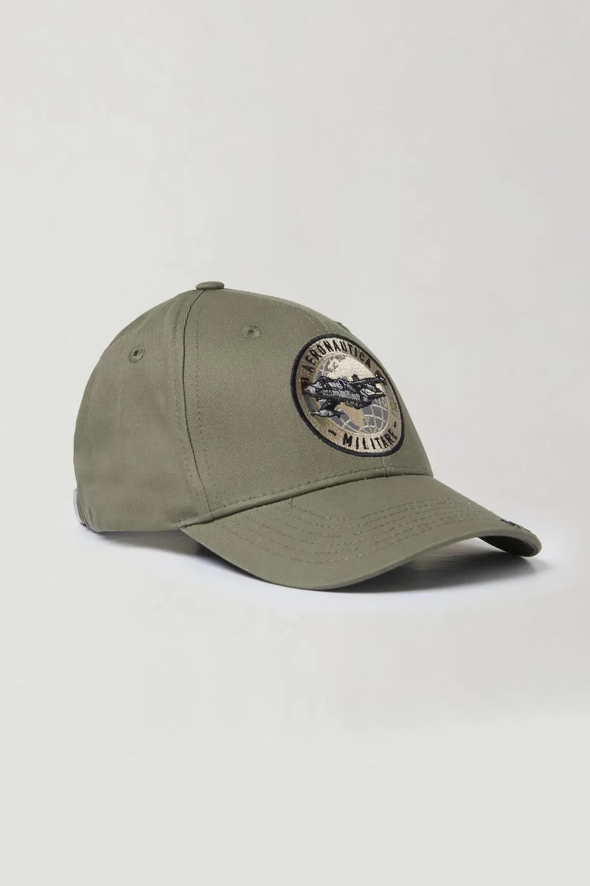 Casquette Homme Aeronautica Militare Ha1169Ct03299 07273 Sage Green