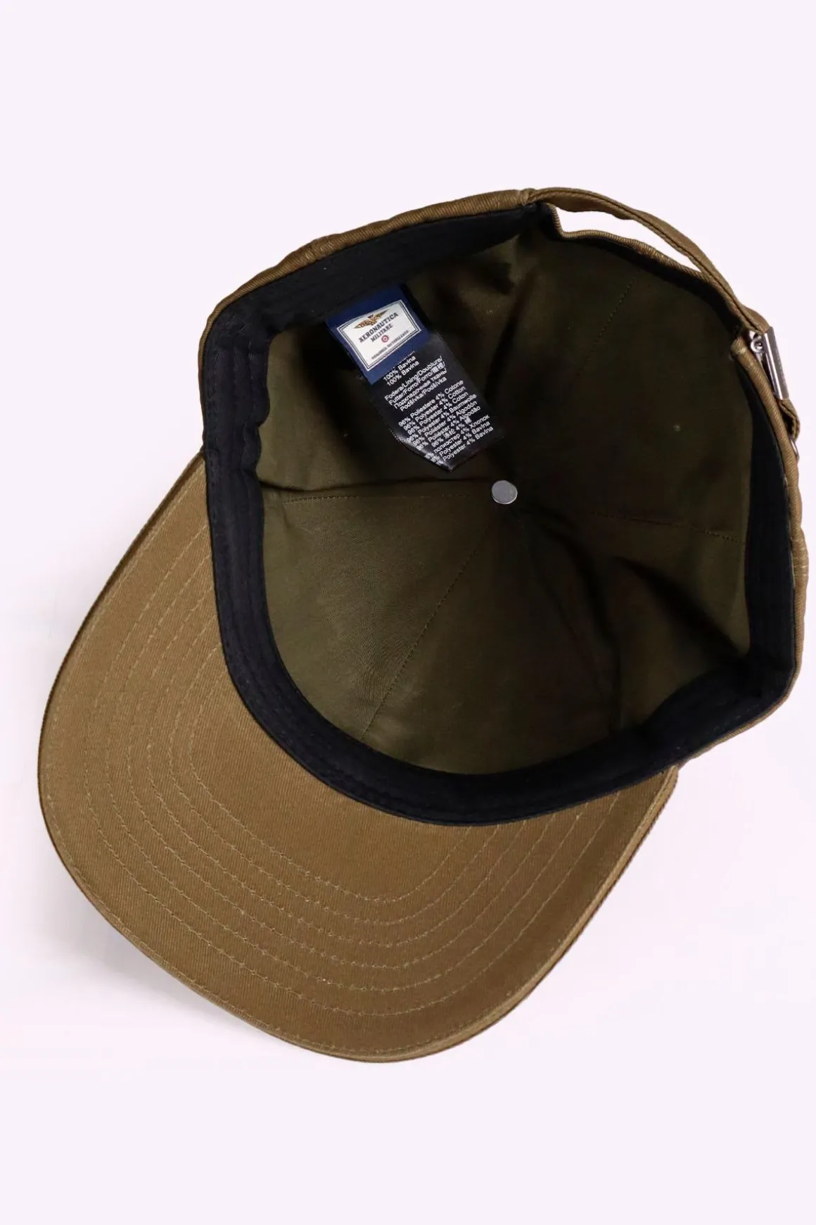 Casquette Homme Aeronautica Militare Ha1223Ct3299 07198 Dark Olive
