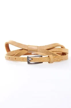 Ceinture Femme Oakwood D12E13 Jaune Clair