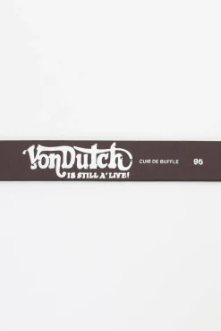 Ceinture Homme Von Dutch Vd Iddao Marron