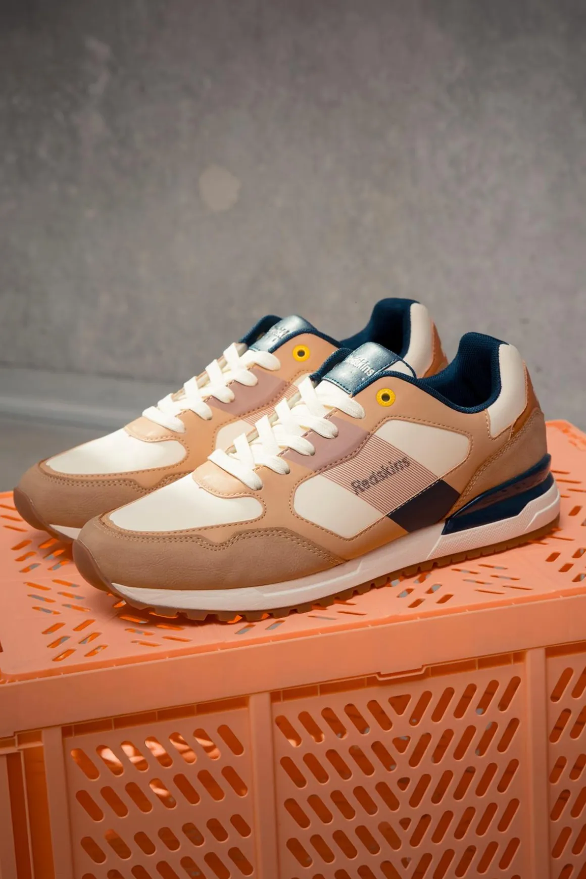 Chaussures Homme Redskins Obvious Beige Cognac Marine