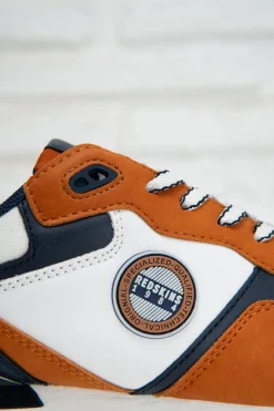 Chaussures Homme Redskins Oyat3 Orange Marine Blanc