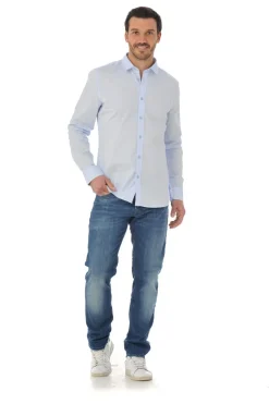 Chemise Homme Chevignon Dccc005 Bleu Ciel 1052