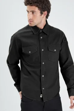 Chemise Homme Daytona Firestone Canvas-Cotton Black