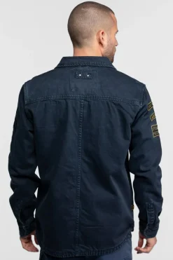 Chemise Homme Daytona Melhart Bull Denim Navy