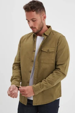 Chemise Homme Daytona Vassar Prescott Twill Sage Stone