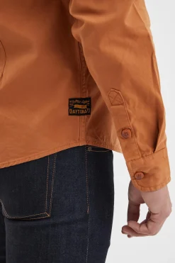 Chemise Homme Daytona Vassar Prescott Twill Cognac