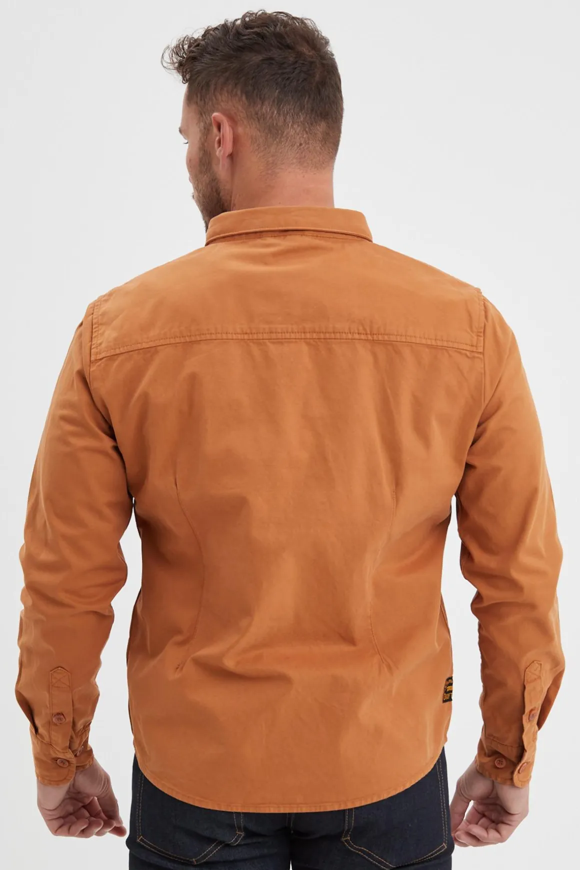 Chemise Homme Daytona Vassar Prescott Twill Cognac