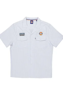 Chemise Homme Gulf Chemise Shm04-125 Bleu