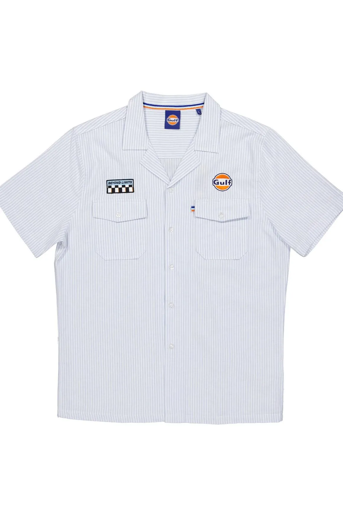 Chemise Homme Gulf Chemise Shm04-125 Bleu