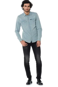 Chemise Homme Kaporal Diego Bleach