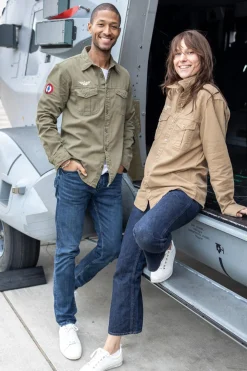 Chemise Homme Marine Nationale Hawkeye Mn Khaki Green