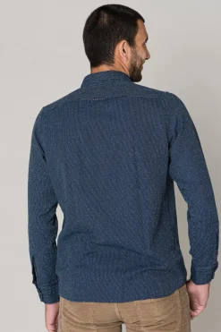 Chemise Homme Mcs Chemise C0166-754 Indigo