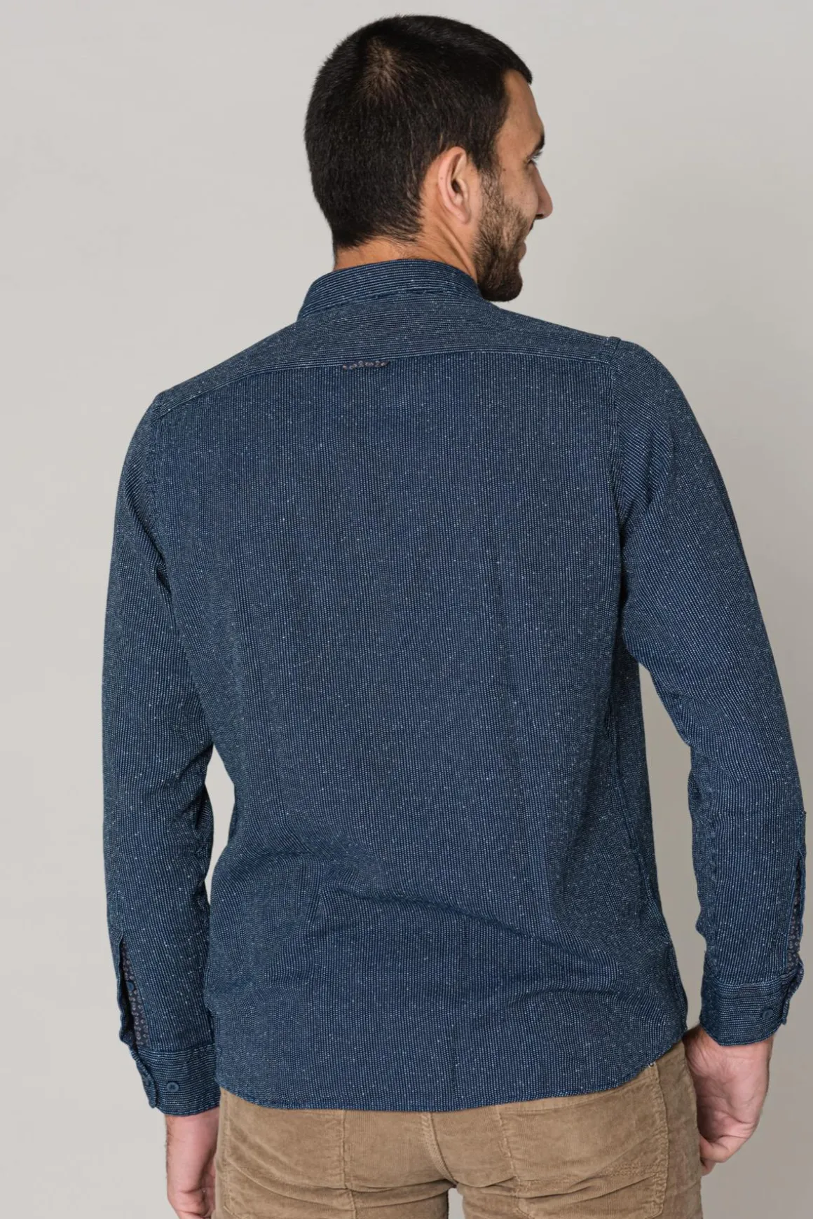 Chemise Homme Mcs Chemise C0166-754 Indigo