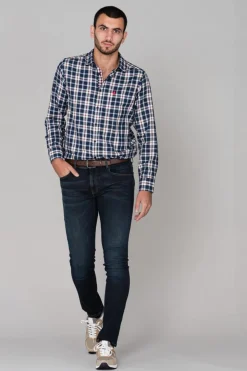 Chemise Homme Mcs Chemise C0174-752 Marine