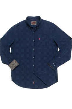 Chemise Homme Mcs Chemise Dmm8101000-C0165-754 Indigo