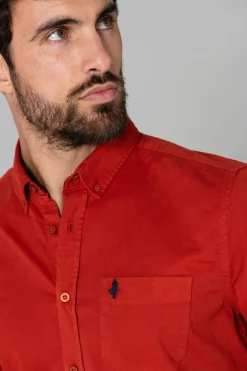 Chemise Homme Mcs Dmm8101000-C0083-301 Orange